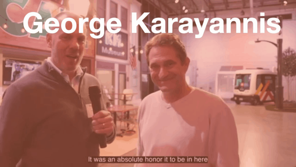 George Karayannis with Dave Cooper