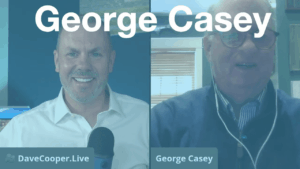 George Casey with Dave Cooper